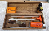 Hoppe's Gun Cleaning it in Wood Box!