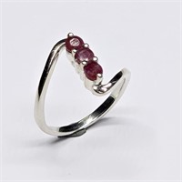 Silver Ruby(0.45ct) Ring