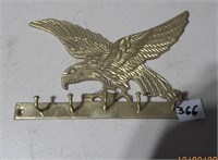 Brass Eagle Key Holder 7" x5"