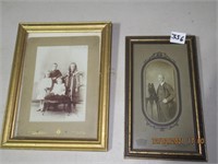 2 Vintage Photos 5x8 , 9" x 7"