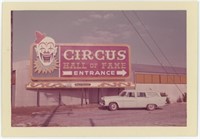 5" x 3.5" Circus Hall of Fame entrance