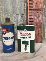 2- Outboard oil cans