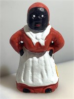 Cast Iron Repro Aunt Jemima Coin Bank 5in H