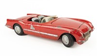 Vintage Hubley 1954 Corvette Cast Metal Toy