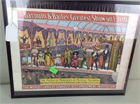 Reproduction Barnum & Bailey circus poster
