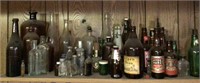 Large group of bottles