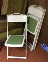 4 vintage folding chairs