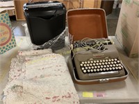 Smith-Corona electric typewriter,shredder,rugs