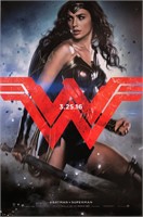 Batman VS Superman Gal Gadot Autograph Poster