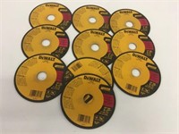 10 Dewalt 5"x.045"x7/8" Cutting Discs