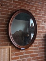 Oval mirror approx 35x25 inches