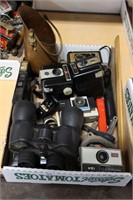 BROWNIE CAMERAS, BINOCULARS ETC