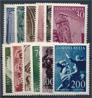 YUGOSLAVIA #435-446 MINT FINE-VF NH