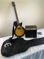 Gibson Epiphone Special electric guitar, amp