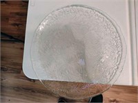 Round Glass Platter