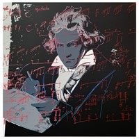 Andy Warhol "Beethoven" Limited Edition Silk Scree