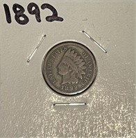 US 1892 Indian Cent