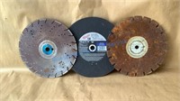 CONCRETE AND METAL CUTTING WHEELS
