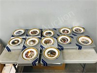 12 Royal copenhagan plates