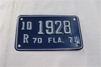 Blue1970's FL license plate