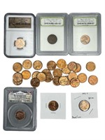Lincoln Wheat & Modern Pennies