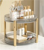 360 Degree Rotating Round 2-Tier Spice Rack