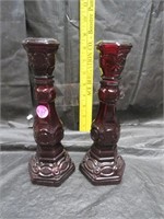 Avon Cape Cod Candle Stick Holders 8&1/2"
