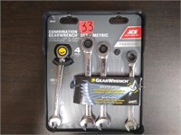 ACE 4pc Combination GearWrench Set Metric