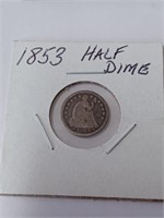 1853 Half Dime