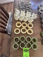 Asst Napkin Rings (either 6 or 8)