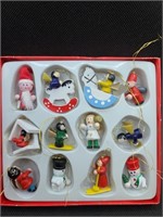 Miniature Wooden Christmas Ornaments
