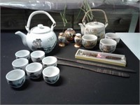 Oriental tea sets