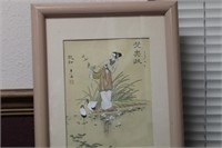 A Chinese Pastel on Silk