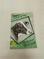 the canadian holstein 1960's booklet