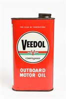 VEEDOL OUTBOARD MOTOR OIL IMP. QT. CAN