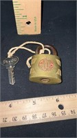 ACME Brass Lock with Key