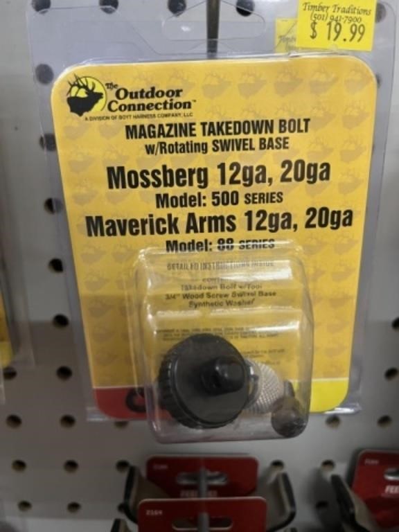 MAG TAKE DOWN BOLT W/ SWIVEL BASE FOR MOSSBERG