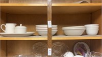 Shelf Lot of Assorted Corelle Ware