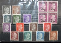 Assorted Vtg Hitler Stamps