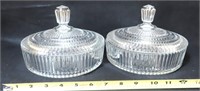 (2) Queen Mary Candy Dishes