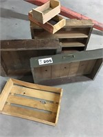 MISC WOODEN BOXES