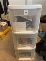 3 DRAWER STERLITE STORAGE, CONTENTS NOT INCLUDED
