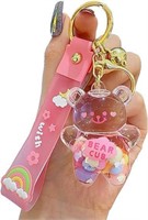 Keychain Bear Liquid Floating