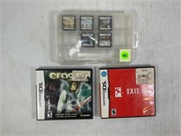 LOT OF 5 DS GAMES & 2 EMPTY CASES - PROFESSOR