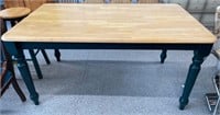 Wooden Dining Table (58.5"L x 35"W). NO SHIPPING