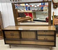 Vintage 9 Drawer Dresser (72"W x 18"D x 29"H)