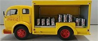 Coca cola tin toy truck