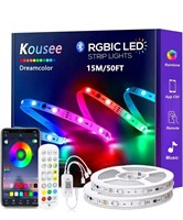 New DreamColor LED Strip Lights 50ft, 15m Kousee