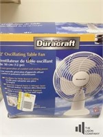 Duracraft 12 " Oscillating Fan