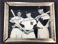 Signed Joe DiMaggio, Mickey Mantle & Ted Williams
